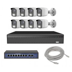 Комплект IP видеонаблюдения Covi Security IPC-8W 2MP KIT