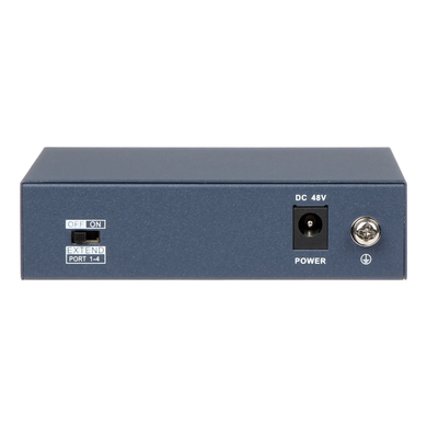 5-портовый коммутатор Hikvision DS-3E0105P-E/M(B), 4 порта PoE