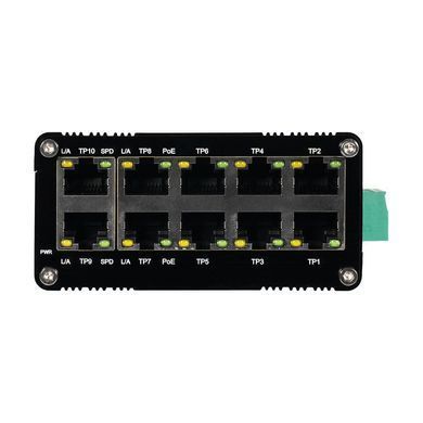 10-портовый коммутатор E-LINK LNK-IMC010GPB, 8 портов PoE