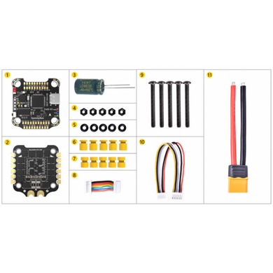 Політний стек SpeedyBee F405 V3 Flight Controller 50A 3-6s BLHeli_S 4-in-1 ESC 30x30