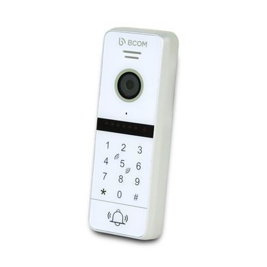 Видеопанель с кодовой клавиатурой и считывателем BCOM BT-400FHD-AC White