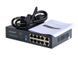 10-портовий комутатор FoxGate S6008P-E2-AI-BT (96W), 8 портів PoE