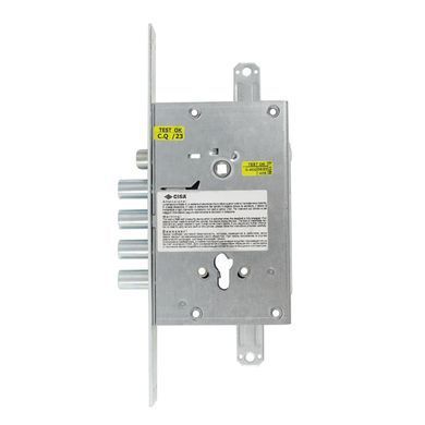 Механизм замка CISA 56535 Revolution Pro редукторный с блокировкой (BS67,5*85мм) хром матовый