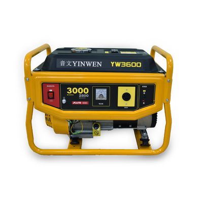 Бензиновый генератор Yinwen YW3600, максимальная мощность 3 кВт