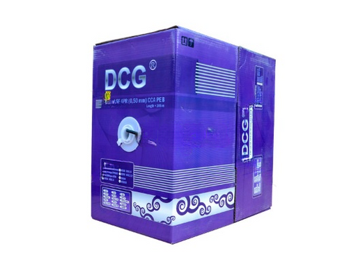 Кабель вита пара DCG FTP CAT5E 4P 0,50мм CCA PE B зовнішній, 305 м