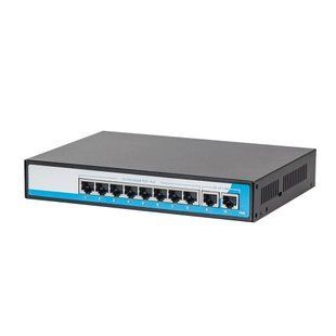 10-портовый гигабитный POE коммутатор HongRui HR901-AFG-82N