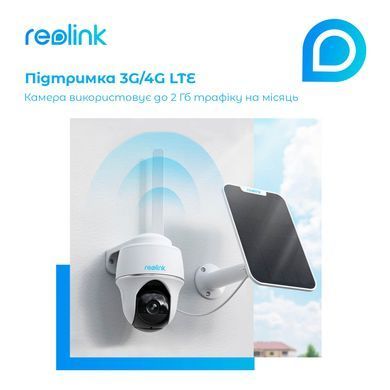 4G поворотная IP камера Reolink Go PT Plus, 4Мп