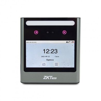 Біометричний термінал розпізнавання облич ZKTeco EFace10 WiFi