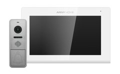 Комплект відеодомофона ARNY AVD-7443А WiFi White / Silver