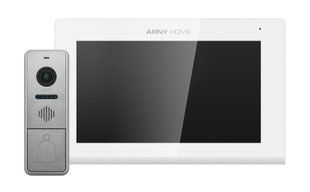 Комплект видеодомофона ARNY AVD-7443А WiFi White / Silver
