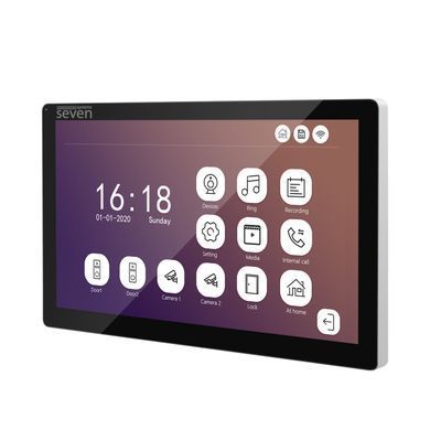 Комплект Wi-Fi домофону SEVEN  DP-7517/07Kit black