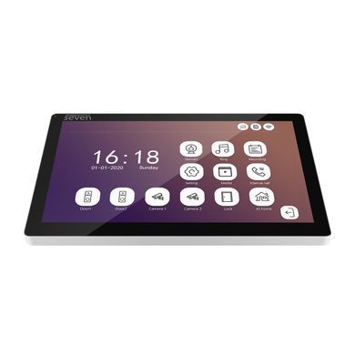 Комплект Wi-Fi домофону SEVEN  DP-7517/07Kit black
