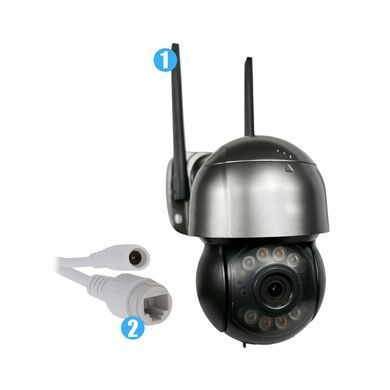 4G поворотна Wi-Fi камера з мікрофоном Light Vision VLC-9192WIAG, 2Мп