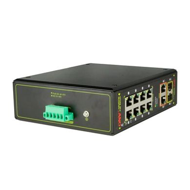 10-портовый коммутатор ONV-IPS7108PF, 8 портов PoE
