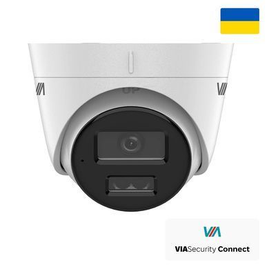 Купольна IP камера з мікрофоном VIASecurity VIA-IPC-4TE-LIM, 4Мп (2.8мм)