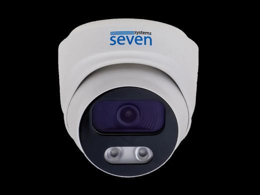 Комплект IP-відеоспостереження AJAX на 8 купольних 5 Мп камер AX-IP3618OW-5MP