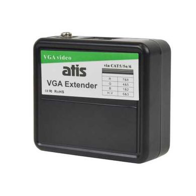 Пасивний приймач-передавач ATIS VGA Extender за RJ45 до 60 м