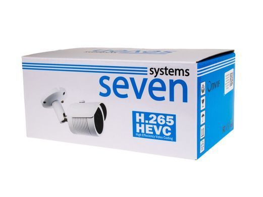 Уличная  IP камера с микрофоном SEVEN IP-7222PA Lite white, 2Мп