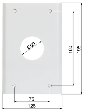 Настінний кронштейн для швидкісних купольних камер Hikvision DS-1602ZJ-pole