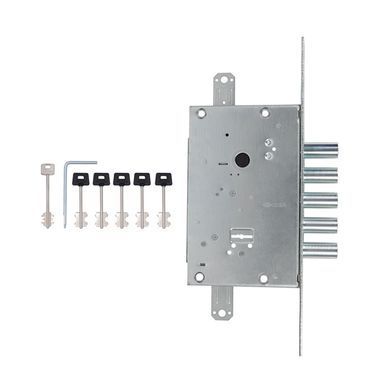 Механізм замка CISA 57675 ALPS (BS67,5мм) з перекодуванням хром матовий