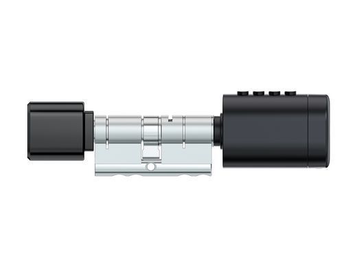 Умный дверной биометрический замок (цилиндр) SEVEN LOCK SL-7774BF black