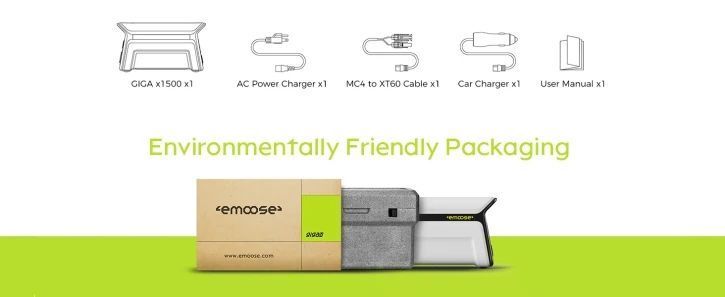 Зарядна станція Emoose TF-PS-021PLG14 Li-ion, 2400W, 1502.2Wh