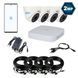 Комплект видеонаблюдения на 4 внутренних 2 Мп камеры Dahua DH-4114IW-2MP
