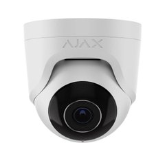 Купольная IP камера с микрофоном Ajax TurretCam (8 Mp/2.8 mm) White