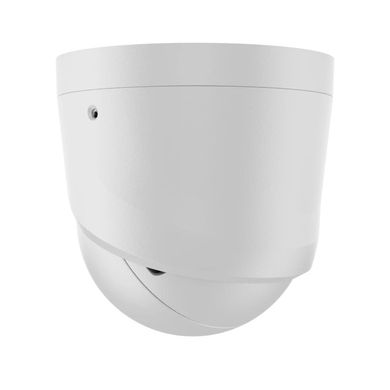Купольна IP камера з мікрофоном Ajax TurretCam (8 Mp/2.8 mm) White