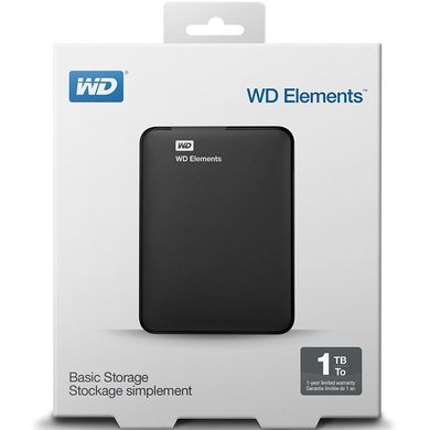Жесткий диск WD 2.5" USB 3.0 Elements Portable,  1TB