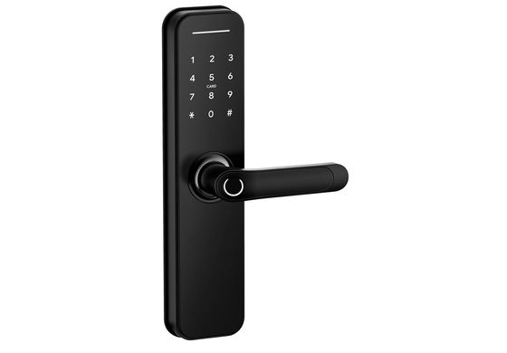 Умный дверной биометрический замок SEVEN LOCK SL-7766B black (без врезной части)