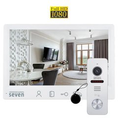 Комплект домофону з панеллю виклику зі зчитувачем карт SEVEN DP-7571/02Kit white