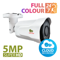 Варіфокальна IP камера Partizan IPO-VF5MP Full Colour 1.0 Cloud, 5Мп