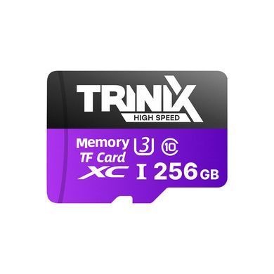 Карта пам&rsquo;яті Trinix 256GB miсroSDXC з SD-адаптером U3 V30 A1