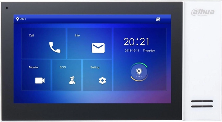 Комплект IP домофона Dahua DHI-VTO2211G-WP + DHI-VTH2421FW-P