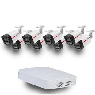 Комплект IP відеоспостереження Dahua WizColor Kit (8х IPC-HFW2449TL-S-PRO + 1х NVR2108-I2)