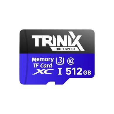 Карта пам&rsquo;яті Trinix 512GB miсroSDXC з SD-адаптером U3 V30 A1