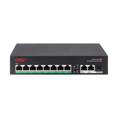 11-портовый гигабитный коммутатор ONV-H3108PFD, 8 портов PoE