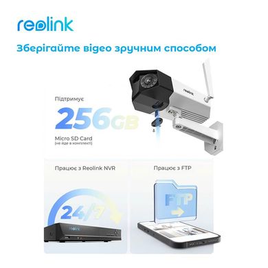 Двойная Wi-Fi IP камера Reolink Duo 2 WiFi, 8Мп
