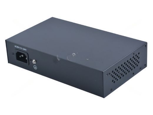 8-портовий CCTV комутатор FoxGate S5806P-E2 (55W), 6 портів PoE