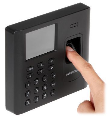 Терминал учета рабочего времени Hikvision DS-K1A802MF Black