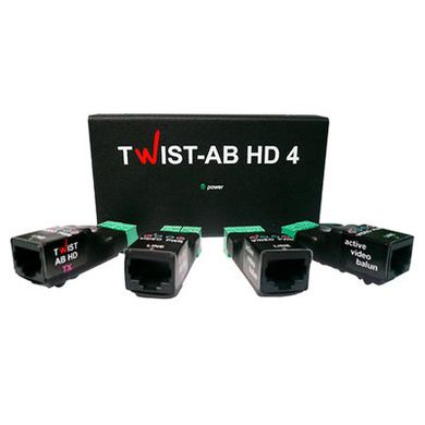 4 канальный усилитель передачи сигнала TWIST AB-HD-4