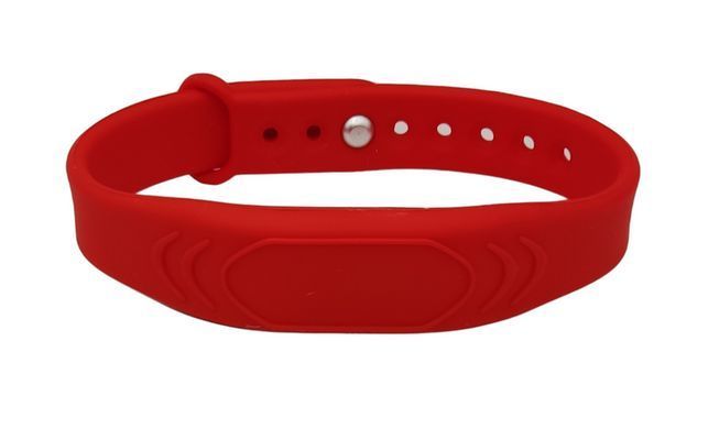 RFID браслет з чипом MIFARE SEVEN R-68 червоний