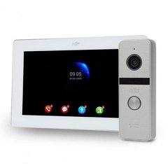 Комплект Wi-Fi відеодомофона ATIS AD-770FHD/T-White + AT-400FHD Silver