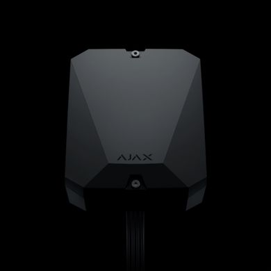 Гибридная централь системы безопасности Ajax FIBRA Hub Hybrid (2G) черная