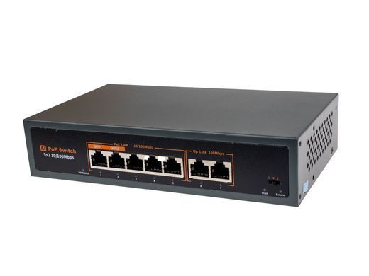 Комплект IP відеоспостереження на 5 купольних 2 Мп камери SEVEN IP-7212W5-2MP