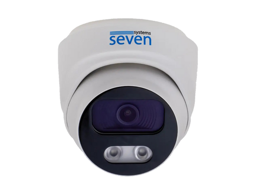 Комплект IP відеоспостереження на 5 купольних 2 Мп камери SEVEN IP-7212W5-2MP