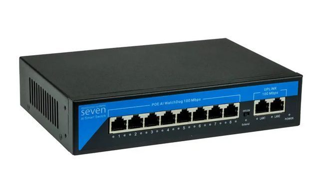 Комплект відеоспостереження на 8 вуличних 2 Мп IP-камер SEVEN IP-7222W5-2MP