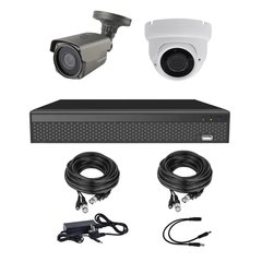 Комплект відеоспостереження на 2 камери CoVi Security AHD-11WD 5MP PRO KIT