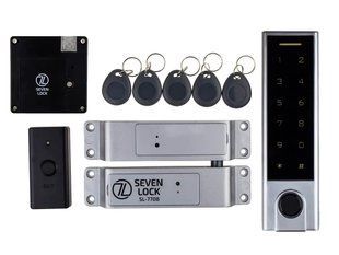 Беспроводной биометрический Bluetooth комплект контроля доступа SEVEN LOCK SL-7708Fb